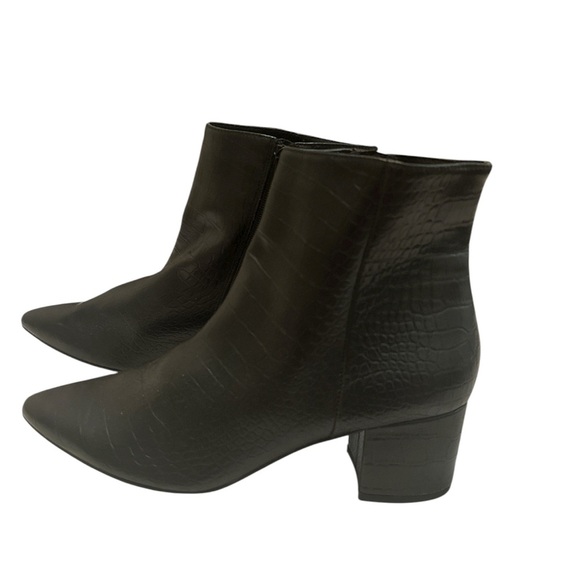 Women’s Express croc ankle boots in Black, size 9 - Picture 7 of 8